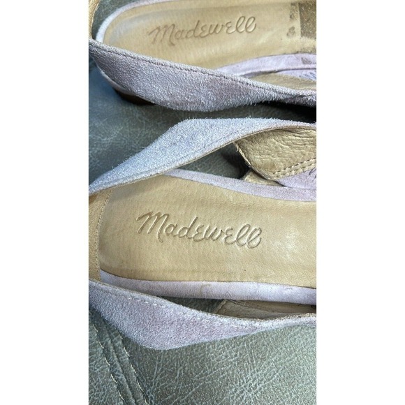 MADEWELL AVA SLINGBACK FLATS BLUSH PINK SHOES SIZE 7.5 - Picture 8 of 9